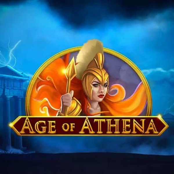 Age of Athena slot logo by Epic Industries at Mahti Casino