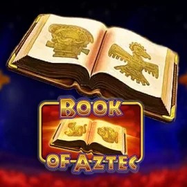 Book of Aztec slot logo by Amatic Industries at Mahti Casino