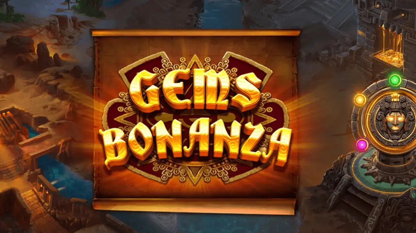 Gems Bonanza online game logo by Pragmatic Play on mahticasinos.fi