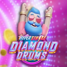 Hyper Strike Diamond Drums by Gameburger Studios, showcased at mahticasinos.fi – game logo