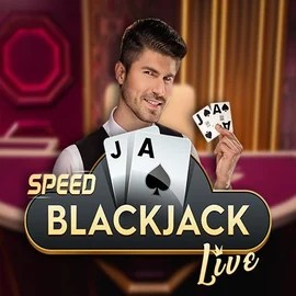 Speed Blackjack slot logo by Pragmatic Play at Mahti Casino